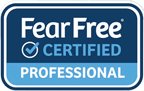 Fear Free Certified Veterinary Fear Free Certified Professional.